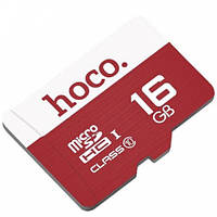 Карта пам'яті Hoco MicroSDHC 16gb (Червоний)
