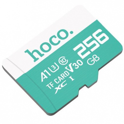 Карта пам'яті Hoco MicroSDXC 256gb 10 Class (Бірюзовий)