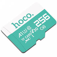 Карта пам'яті Hoco MicroSDXC 256gb 10 Class (Бірюзовий)