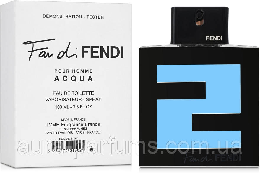 Чоловічі парфуми Fan di Fendi Pour Homme Acqua Туалетна вода 100 ml/мл Тестер
