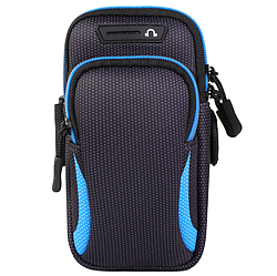 Чохол на руку Primo Sport універсальний спортивний для телефона до 6.5" - Black-Blue
