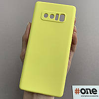 Чехол для Samsung Galaxy Note 8 чехол с микрофиброй на телефон самсунг нот 8 желтый cfh