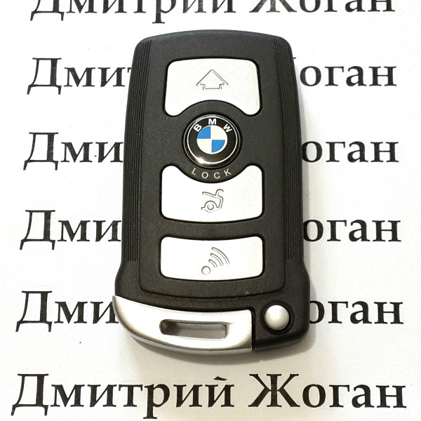Смарт ключ BMW 7 series(БМВ 7 серия) 4 кнопки, ID46 (CAS3, CAS3+), 315-LP MHz - фото 1 - id-p88037395