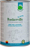 Влажный корм для собак Baskerville Holistic Rind und Lachs Лосось и говядина 800 г