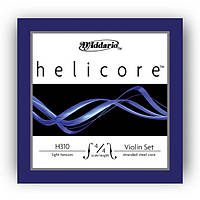 Струны для скрипки 4/4 D"Addario H310 4/4L Helicore (steel E)