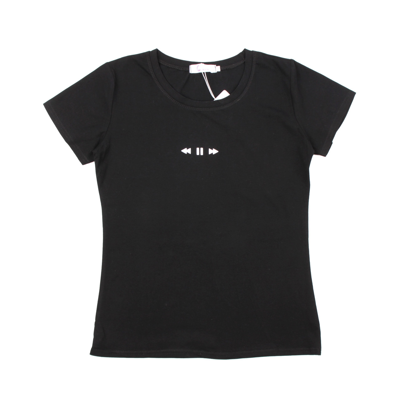 Жіноча футболка чорна XL
