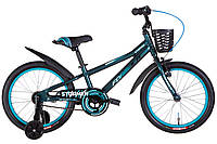 Детский велосипед AL FORMULA STORMER 18" (синий с голубым)