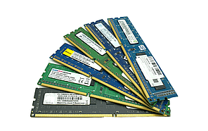Оперативна пам'ять б/в DDR3 2GB 1600MHz PC3-12800 Гарантія!