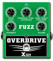 Педаль эффектов XVIVE W2 OVERDRIVE FUZZ