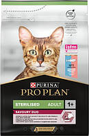 Сухой корм для стерилизованных кошек ProPlan Sterilised 3 кг (треска и форель)