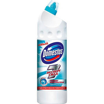 Очисний засіб для унітаза Domestos Ультрабілий 1 л (49474)