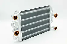 Битермический теплообменник для газового котла Ferroli Domina F24 N (арт. 39841310, 39837660, 902613760), фото 2