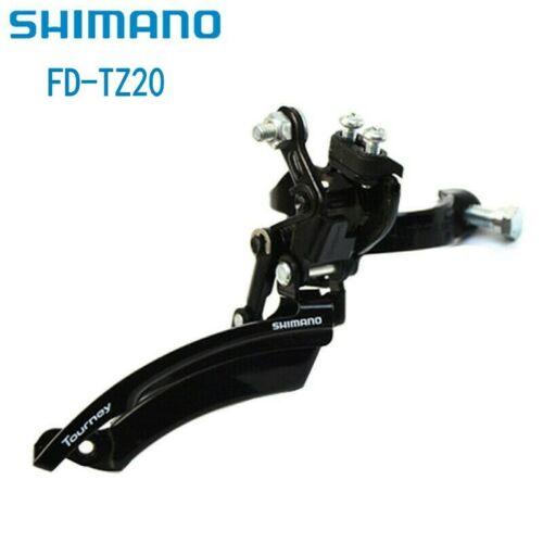 Передній перемикач Shimano FD-TZ20 верхня тяга, чорний хомут: 31,8 мм