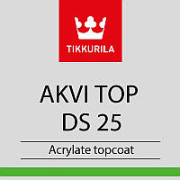 Tikkurila Akvi Top DS 25 - самовыравнивающаяся быстросохнущая краска для дерева (Базис А), 2,7 л