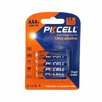 Батарейка PKCELL Ultra Alkaline AAA LR03 1.5V, 4шт./блістер