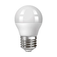Лампа светодиодная ECOLUX 4W 4000K Е-27 G45 маленький шарик нейтральный свет