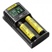 Зарядное устройство для аккумуляторов Nitecore Digicharger UM2 (2 channels, LCD дисп.,Li-ion, Ni-MH/Ni-Cd,