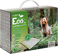 Пеленки абсорбирующие для собак Croci Super nappy ECO 54х57 см 14 шт