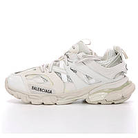 Мужские / женские кроссовки Balenciaga Track White, белые кожаные кроссовки баленсиага трек баленсияга