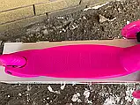 Самокат триколісний Scooter MG002A Рожевий + ВІДЕОЗОР, фото 7