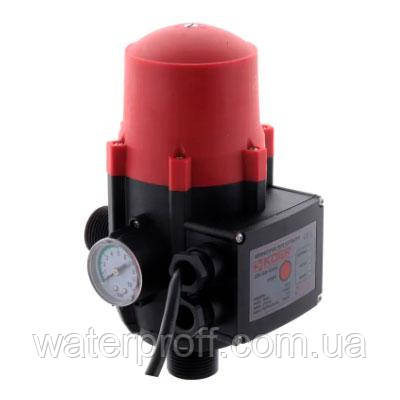 Контролер тиску електронний KS-3 (кутовий), 1,1кВт, Ø1", Czech Product