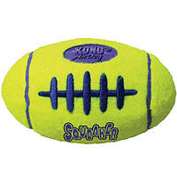 Игрушка KONG AirDog Squeaker Football регби мяч для собак средних пород М 7.6х12.7х7.6 см Желтый