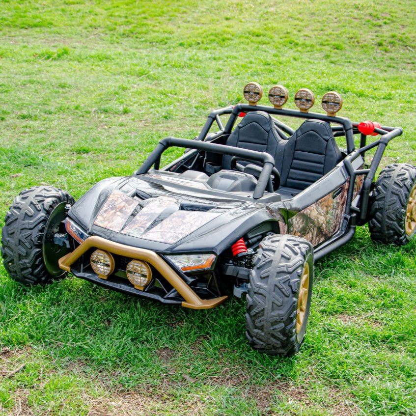 Дитячий двомісний електромобіль Buggy Star Wars (чорний колір) з пультом дистанційного керування 2,4G, фото 1