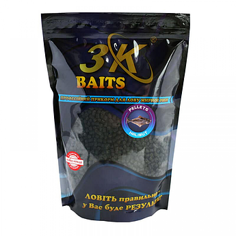 Пелетс 3k Baits Pellets 4mm Halibut (Палтус) 800г