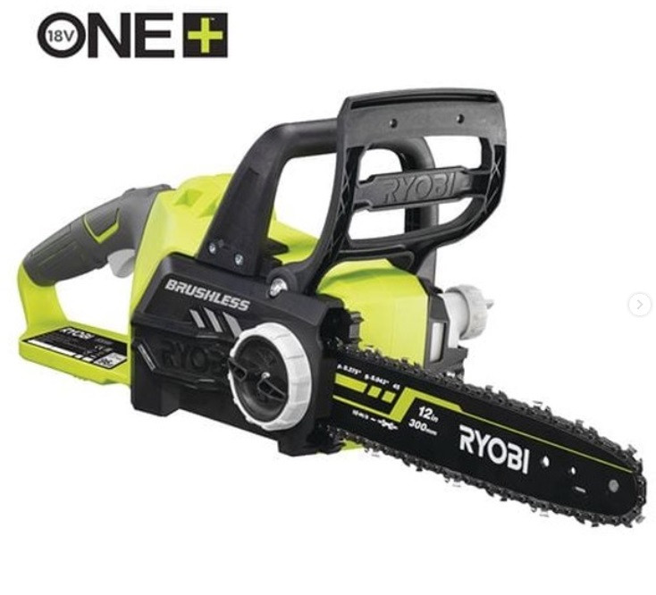 Акумуляторна безщіткова ланцюгова пилка RYOBI OCS1830