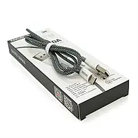 Кабель iKAKU KSC-723 GAOFEI smart charging cable for Type-C, Black (Gray), довжина 1 м, 2.4 A, BOX