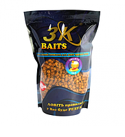 Пелетс 3k Baits Pellets 6mm Мед 800g