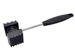 Молоток із пластику для відбивання м'яса двосторонній Кухонний молоток для відбиття м'яса та відбивних 4*4 cm L 25