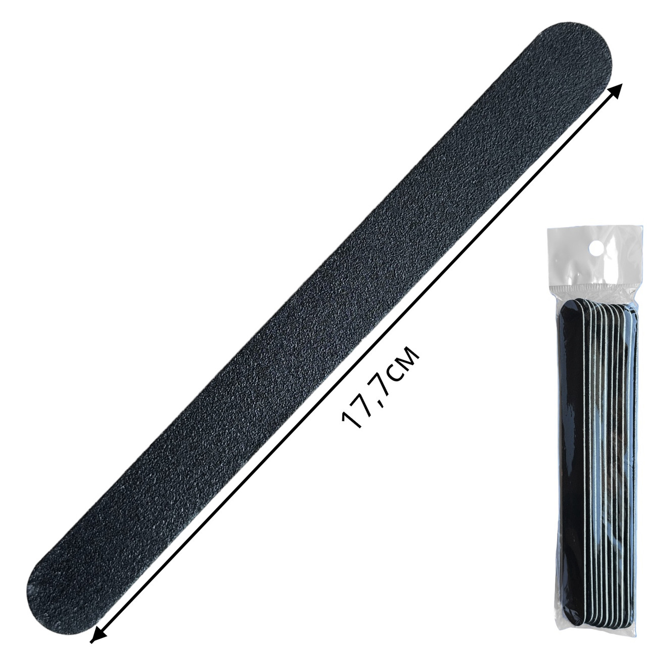 Набір двусторонніх одноразових пилочок на паперовій основі 10 шт.уп., фото 1