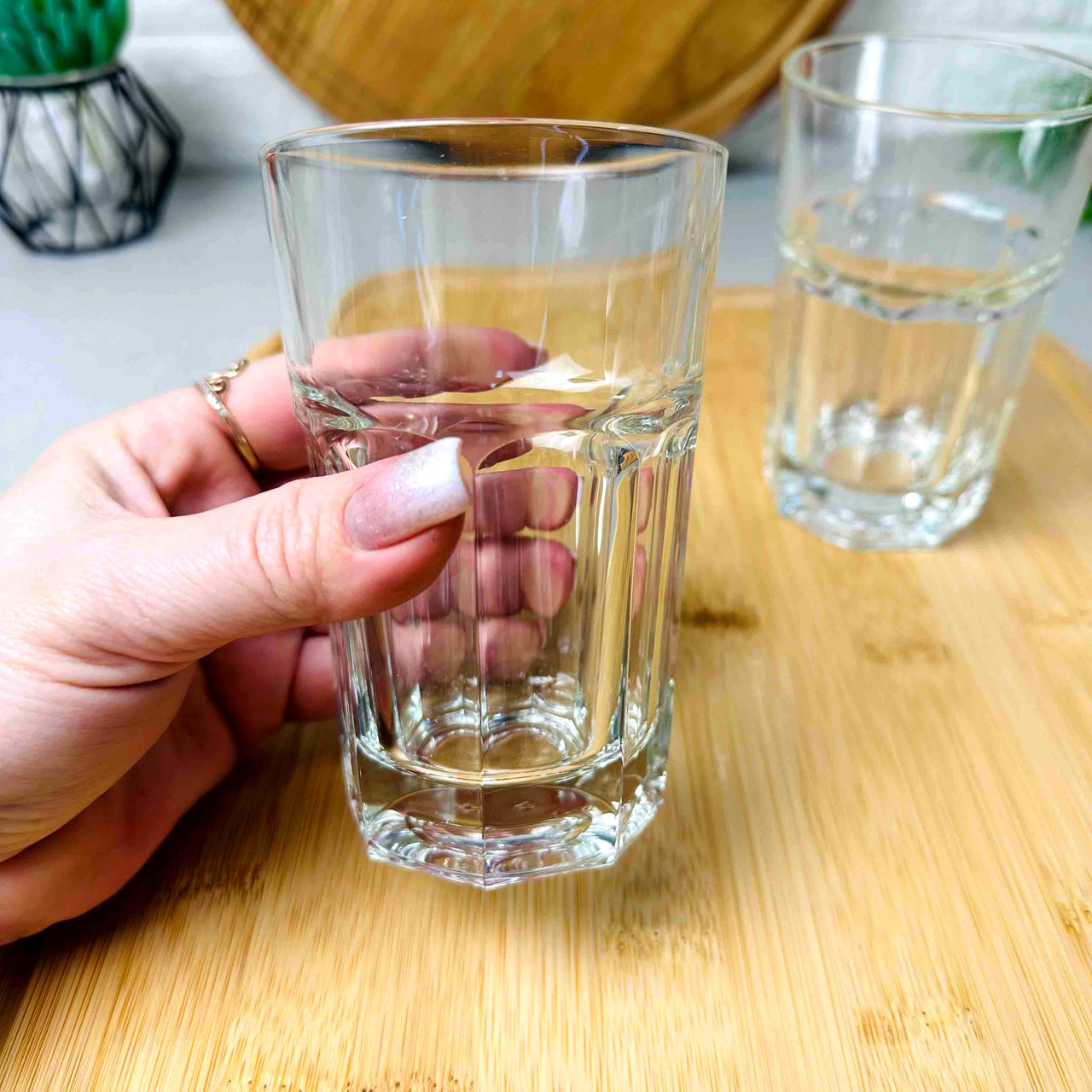 Висока склянка з гранями 270мл Марокко Uniglass, фото 1