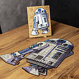 Середній Фігурний Дерев'яний Пазл R2D2 L, фото 8