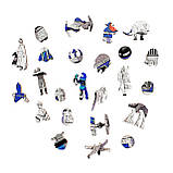 Середній Фігурний Дерев'яний Пазл R2D2 L, фото 5