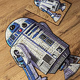 Середній Фігурний Дерев'яний Пазл R2D2 L, фото 9