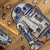 Середній Фігурний Дерев'яний Пазл R2D2 L, фото 10