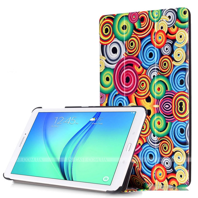 Чохол Slimline Print для Samsung Galaxy Tab E 9.6 SM-T560, SM-T561 Spirals