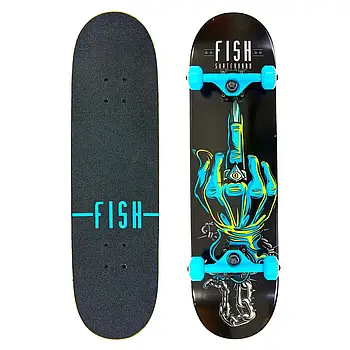 Скейтборд дерев'яний канадський клен Fish Skateboard FINGER Скейтборд Скейт для катання трюковий