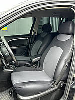 Авто чехлы Ford Fusion (2005-2012) Pok-ter CARO с серой вставкой