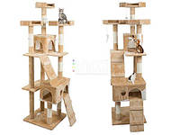 Когтеточка для кошек дерево домик кровать башня 173 см