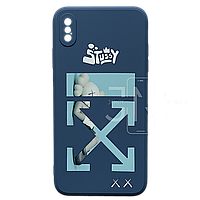 Чехол с принтом для IPhone Xs Max (Офф Вайт)