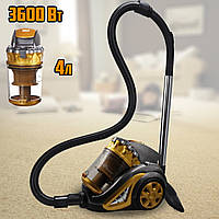 Пилосос для сухого прибирання Domotec MS-4408 3600 Вт без мішка циклонний колбовий для дому контейнерний