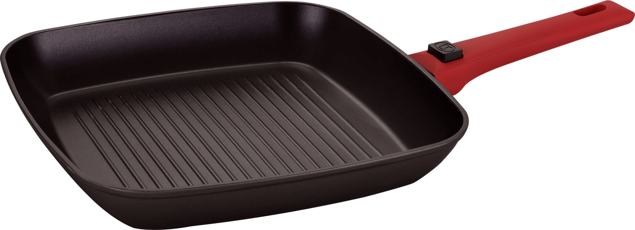PEPPER PR-2209 Сковорідка гриль Агат зі з'ємною ручкою (greblon C2) 24x24 см