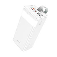 У Нас: Power bank HOCO Powermaster fully compatible 40000mAh J86 |2USB/1Type-C, PD/QC, 5A/22.5W| white -OK