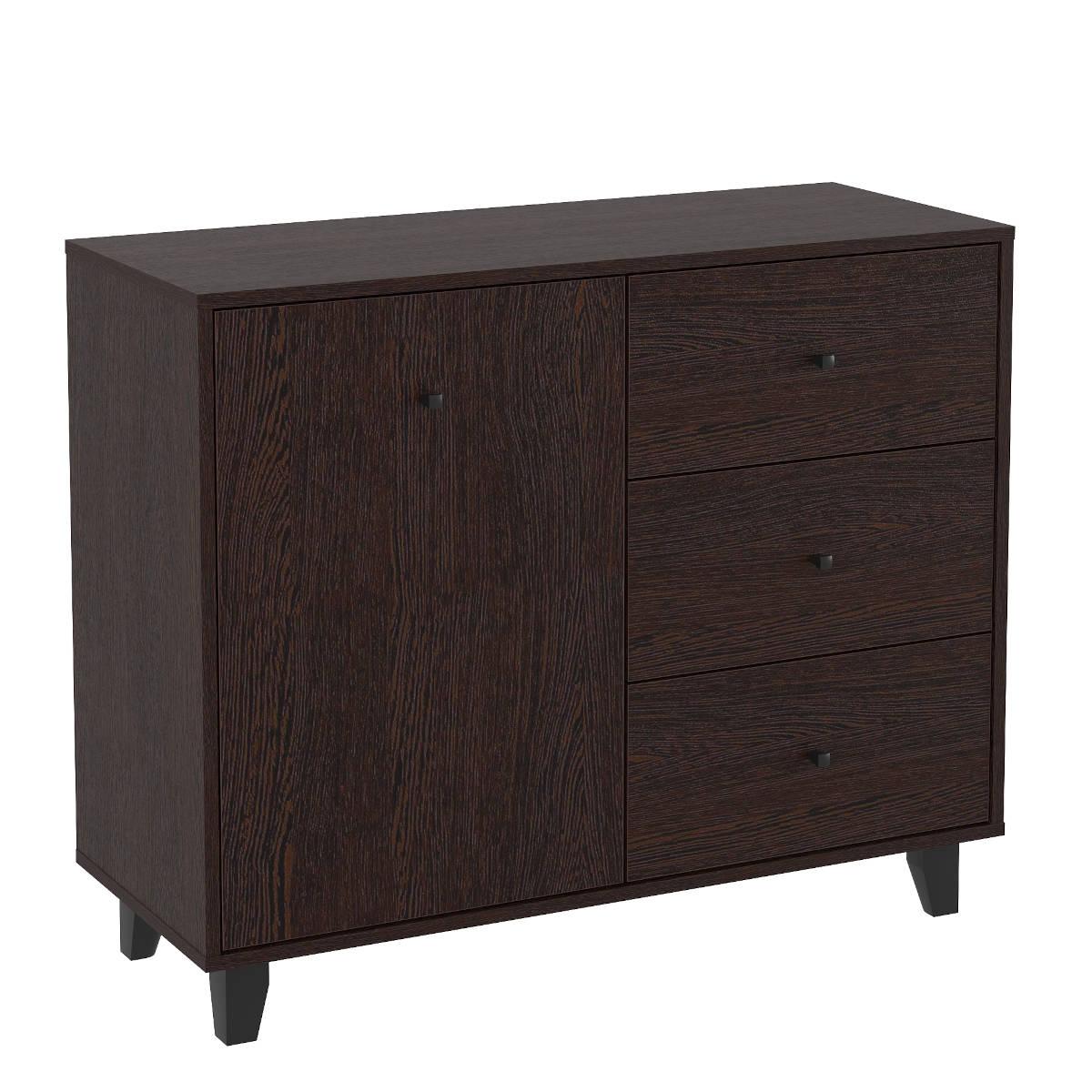 Місткий комод 31 венге темний Компаніт 100х40х82 см, Доставка в точку видачі Rozetka БЕЗКОШТОВНА
