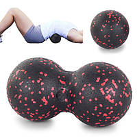 Массажный мяч роликовый ролик для упражнений + двойной