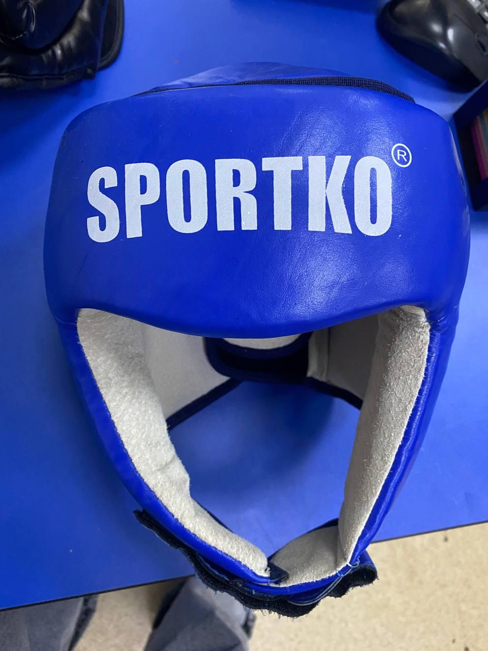 Шолом боксерський Sportko ФБУ синій L