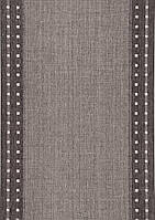 Ковер безворсовый на резиновой основе Karat Flex Run 1963/80 1.50x1.40 м черный